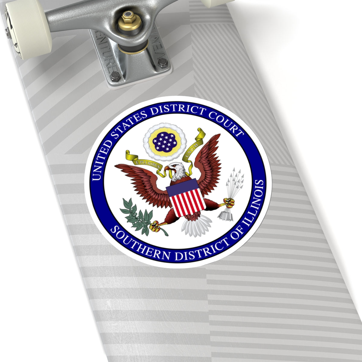 Seal of the United States District Court for the Southern District of Illinois - STICKER Vinyl Kiss-Cut Decal