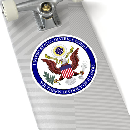 Seal of the United States District Court for the Southern District of Illinois - STICKER Vinyl Kiss-Cut Decal