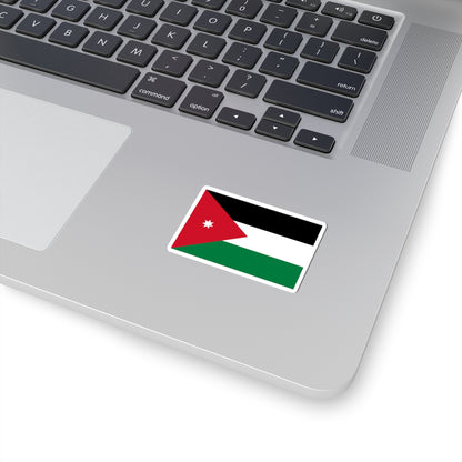 Flag of Jordan 3-2 (Jordan) STICKER Vinyl Kiss-Cut Decal