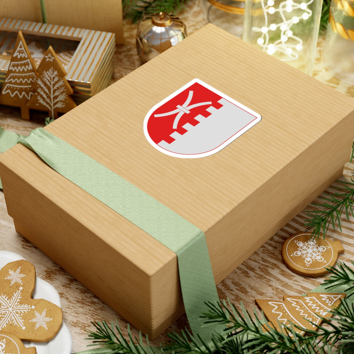 Akaa.vaakuna (Finland) (Coat of Arms) STICKER Vinyl Kiss-Cut Decal