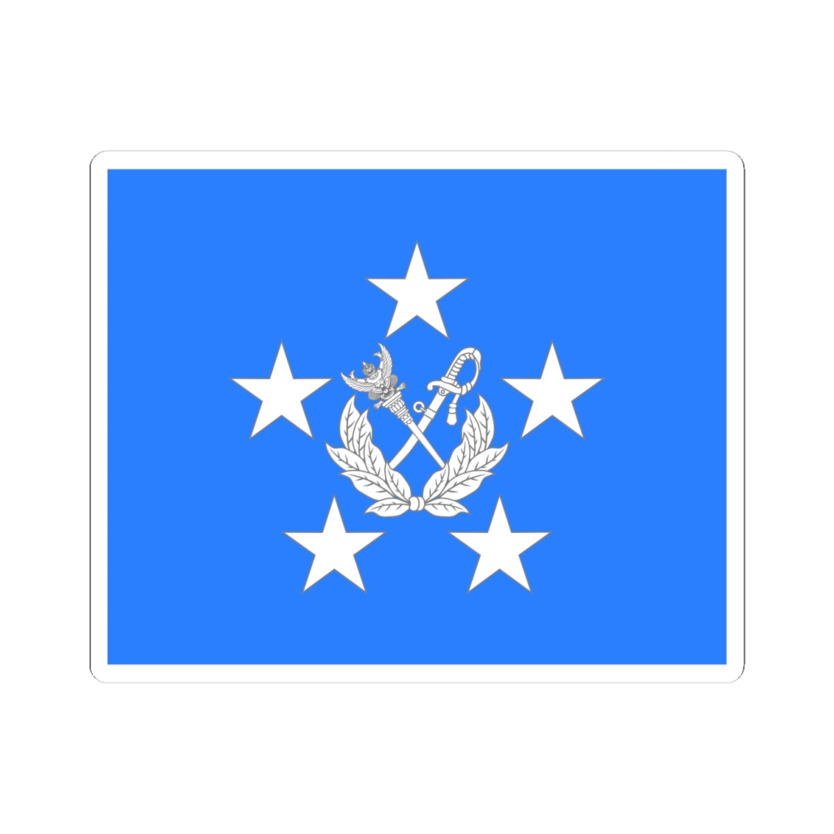 Flag Thai Marshal of Air Force (Thailand) STICKER Vinyl Kiss-Cut Decal