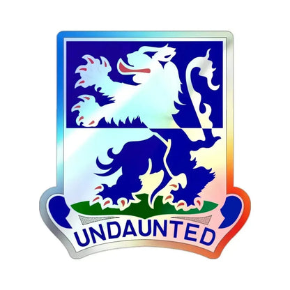 119th Infantry Regiment (U.S. Army) Holographic STICKER Die-Cut Vinyl Decal 2 Inch Holographic - The Sticker Space
