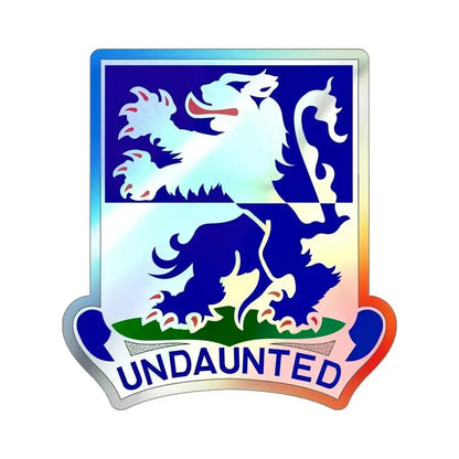 119th Infantry Regiment (U.S. Army) Holographic STICKER Die-Cut Vinyl Decal 5 Inch Holographic - The Sticker Space