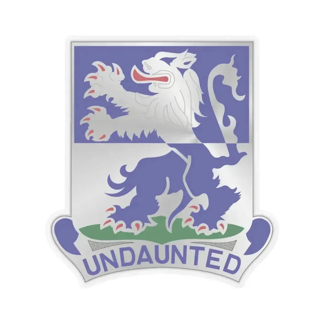 119th Infantry Regiment (U.S. Army) STICKER Vinyl Kiss-Cut Decal 4 Inch Transparent - The Sticker Space