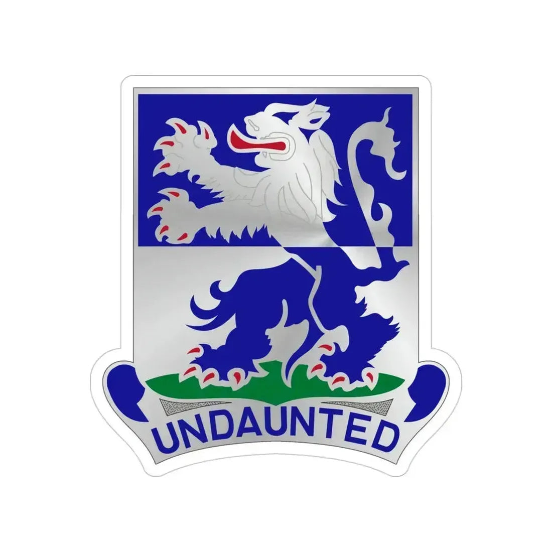 119th Infantry Regiment (U.S. Army) Transparent STICKER Die-Cut Vinyl Decal 4 Inch - The Sticker Space