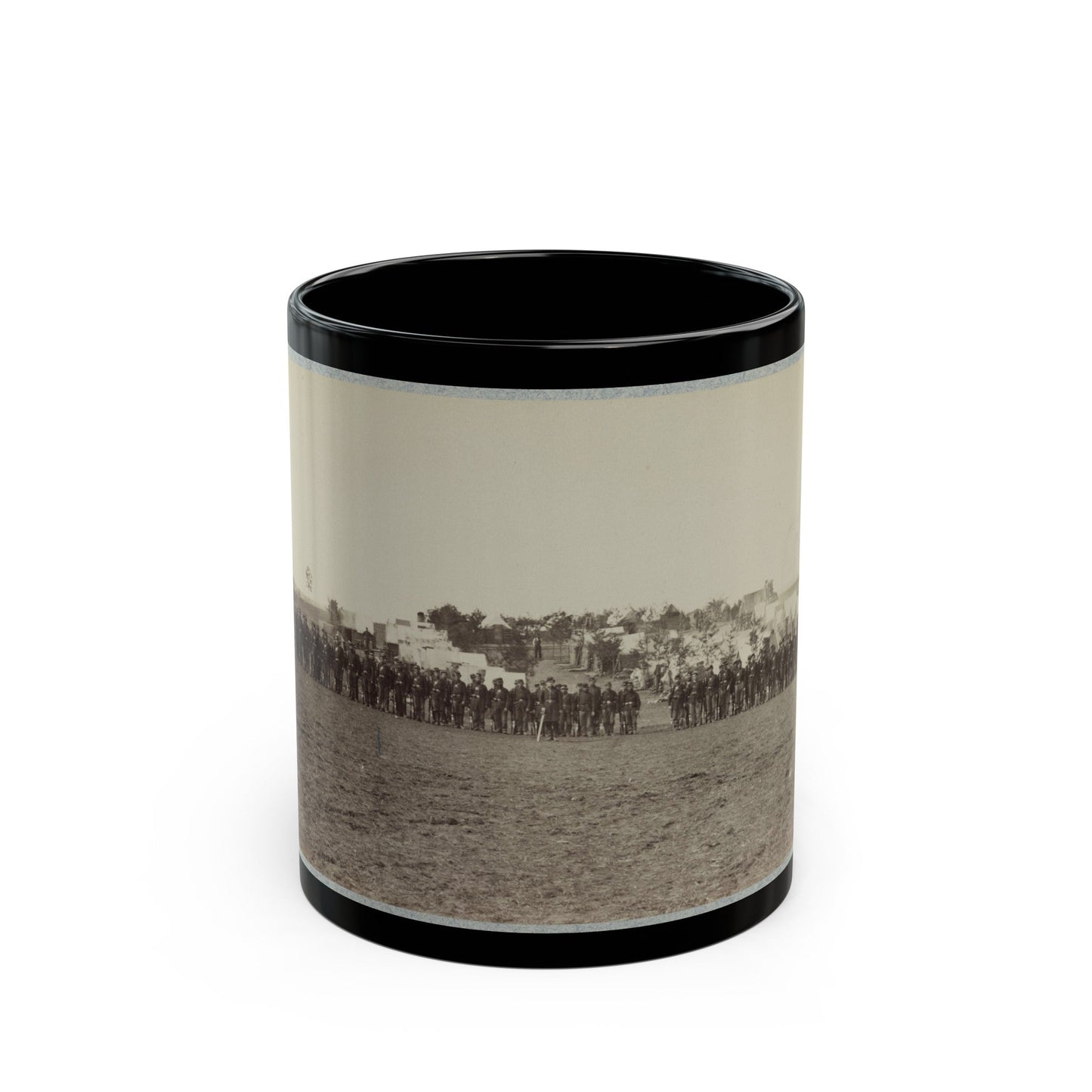 119th Pennsylvania Infantry (U.S. Civil War) Black Coffee Mug-11oz-The Sticker Space