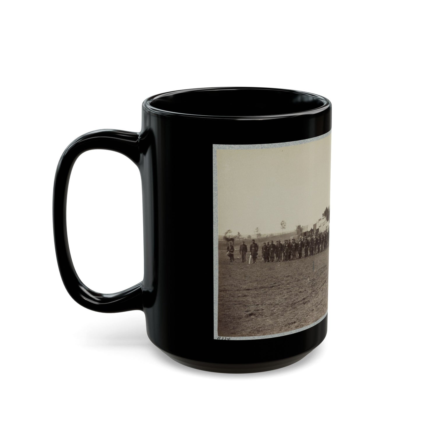 119th Pennsylvania Infantry (U.S. Civil War) Black Coffee Mug-The Sticker Space