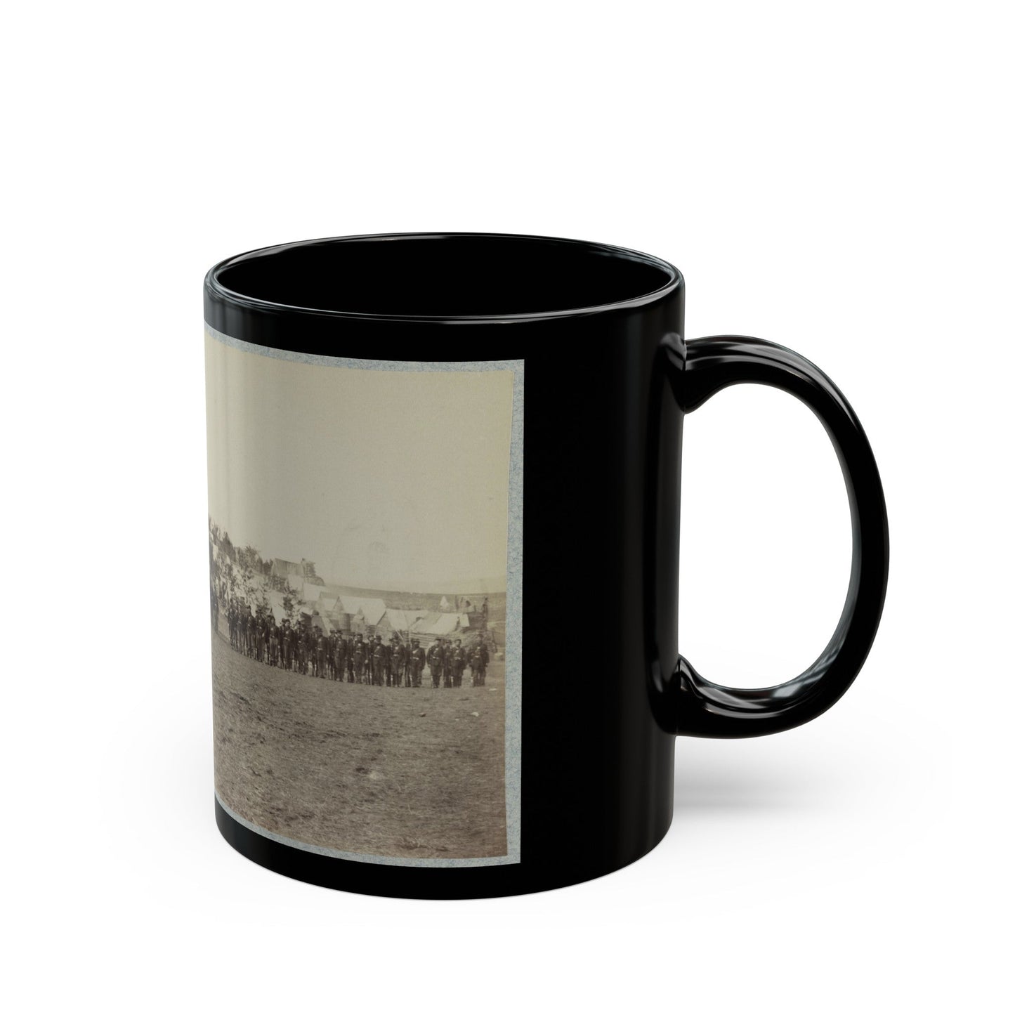 119th Pennsylvania Infantry (U.S. Civil War) Black Coffee Mug-The Sticker Space