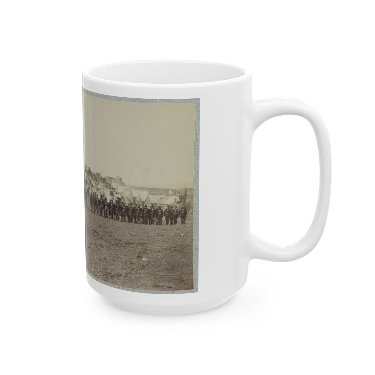 119th Pennsylvania Infantry (U.S. Civil War) White Coffee Mug-The Sticker Space