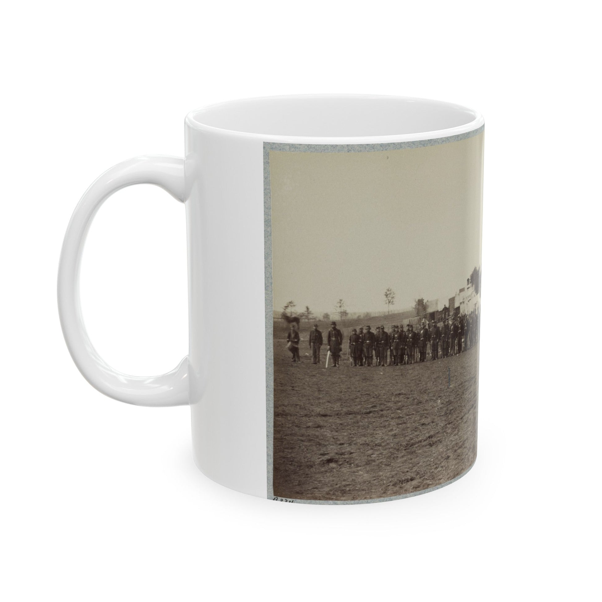 119th Pennsylvania Infantry (U.S. Civil War) White Coffee Mug-The Sticker Space