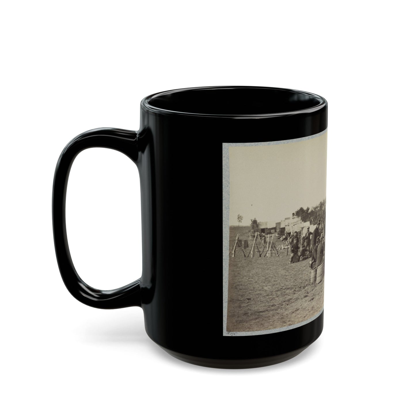 119th Pennsylvania Infantry(2) (U.S. Civil War) Black Coffee Mug-The Sticker Space