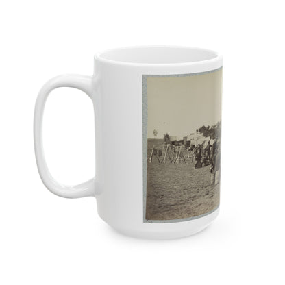 119th Pennsylvania Infantry(2) (U.S. Civil War) White Coffee Mug-The Sticker Space