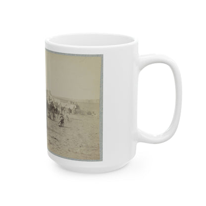 119th Pennsylvania Infantry(2) (U.S. Civil War) White Coffee Mug-The Sticker Space