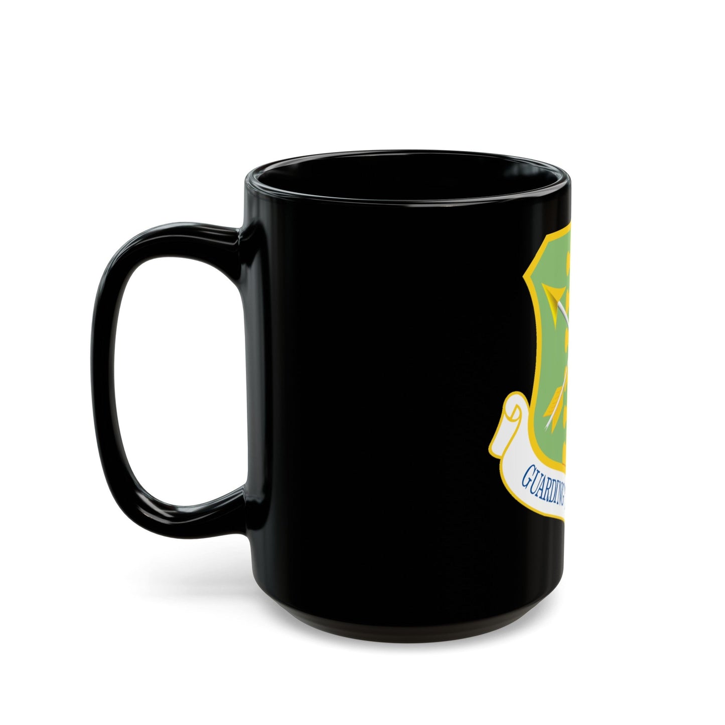 119th Wing (U.S. Air Force) Black Coffee Mug-The Sticker Space