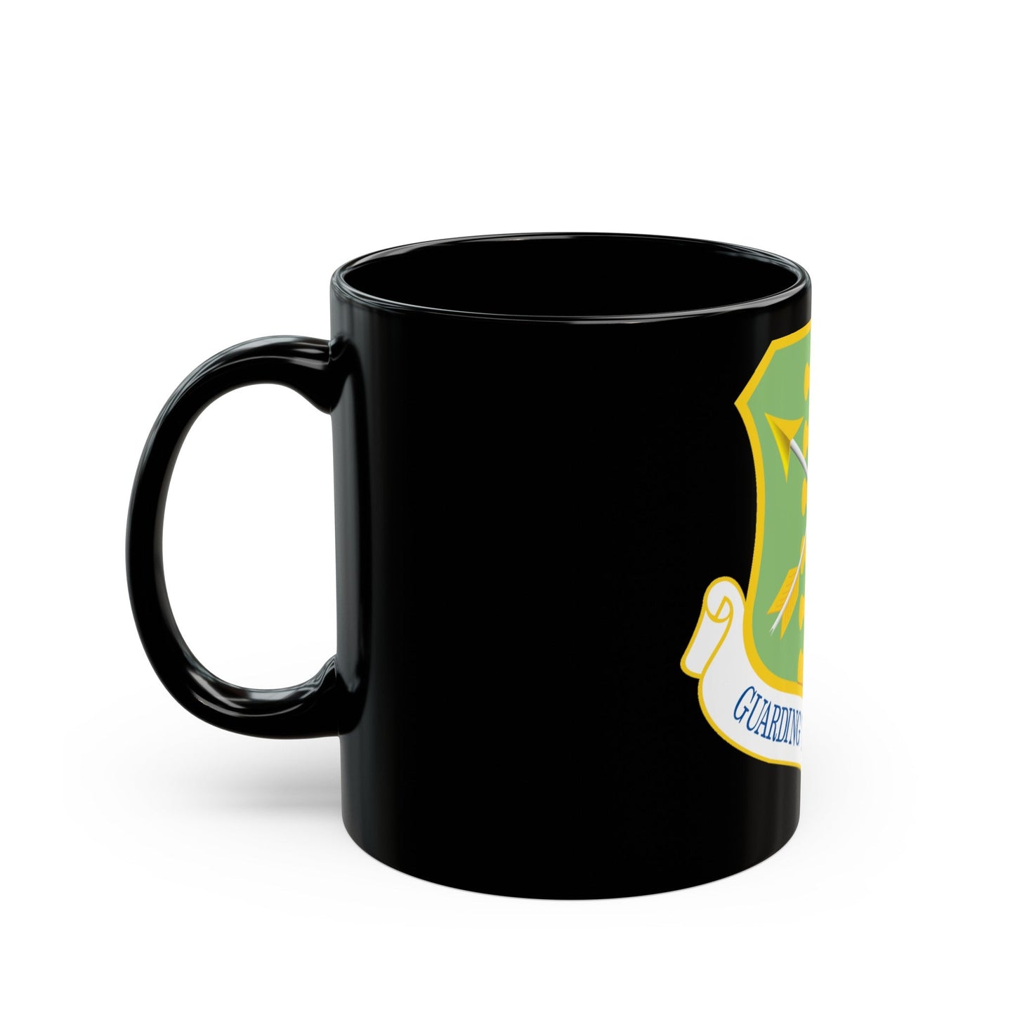 119th Wing (U.S. Air Force) Black Coffee Mug-The Sticker Space