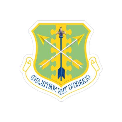 119th Wing (U.S. Air Force) REVERSE PRINT Transparent STICKER-2" × 2"-The Sticker Space