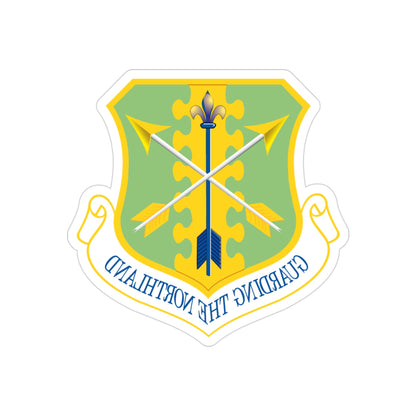 119th Wing (U.S. Air Force) REVERSE PRINT Transparent STICKER-3" × 3"-The Sticker Space