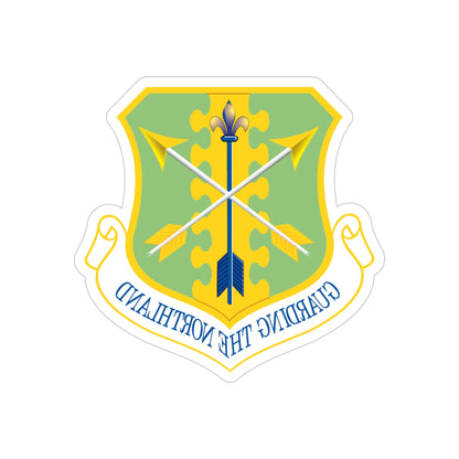 119th Wing (U.S. Air Force) REVERSE PRINT Transparent STICKER-4" × 4"-The Sticker Space