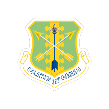 119th Wing (U.S. Air Force) REVERSE PRINT Transparent STICKER-5" × 5"-The Sticker Space