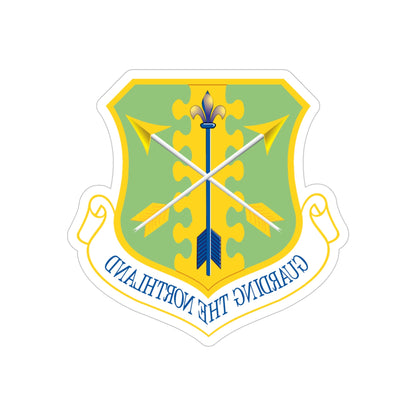 119th Wing (U.S. Air Force) REVERSE PRINT Transparent STICKER-6" × 6"-The Sticker Space