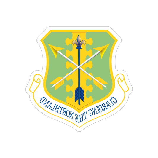 119th Wing (U.S. Air Force) REVERSE PRINT Transparent STICKER-6" × 6"-The Sticker Space