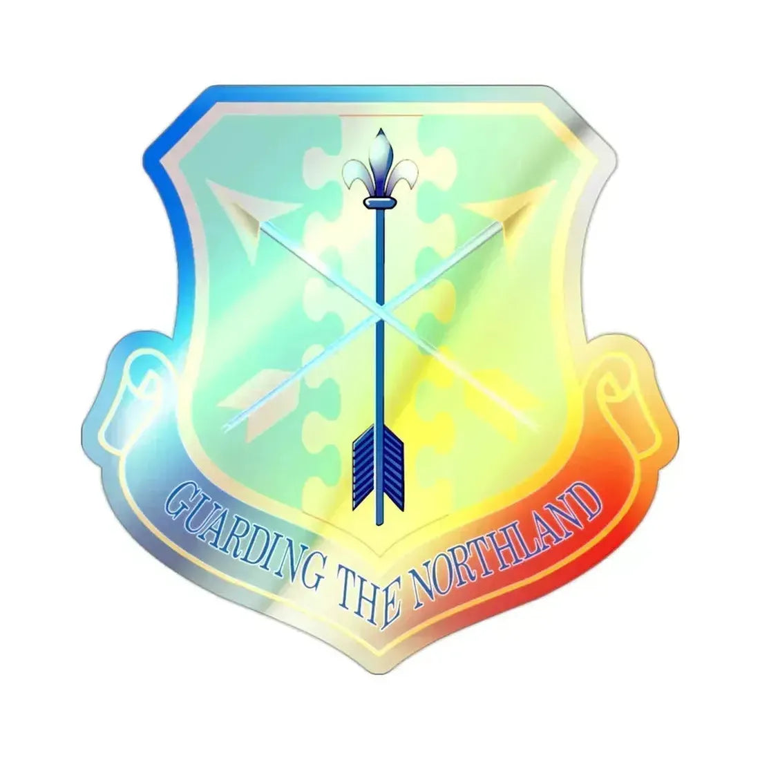 119th Wing (U.S. Air Force) Holographic STICKER Die-Cut Vinyl Decal 2 Inch Holographic - The Sticker Space