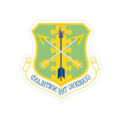 119th Wing (U.S. Air Force) REVERSE PRINT Transparent Die-Cut STICKER 3 Inch Die-Cut Transparent - The Sticker Space