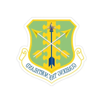 119th Wing (U.S. Air Force) REVERSE PRINT Transparent Die-Cut STICKER 4 Inch Die-Cut Transparent - The Sticker Space