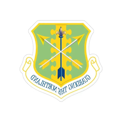 119th Wing (U.S. Air Force) REVERSE PRINT Transparent Die-Cut STICKER 5 Inch Die-Cut Transparent - The Sticker Space