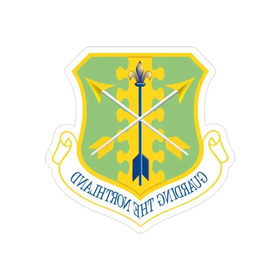 119th Wing (U.S. Air Force) REVERSE PRINT Transparent Die-Cut STICKER - The Sticker Space