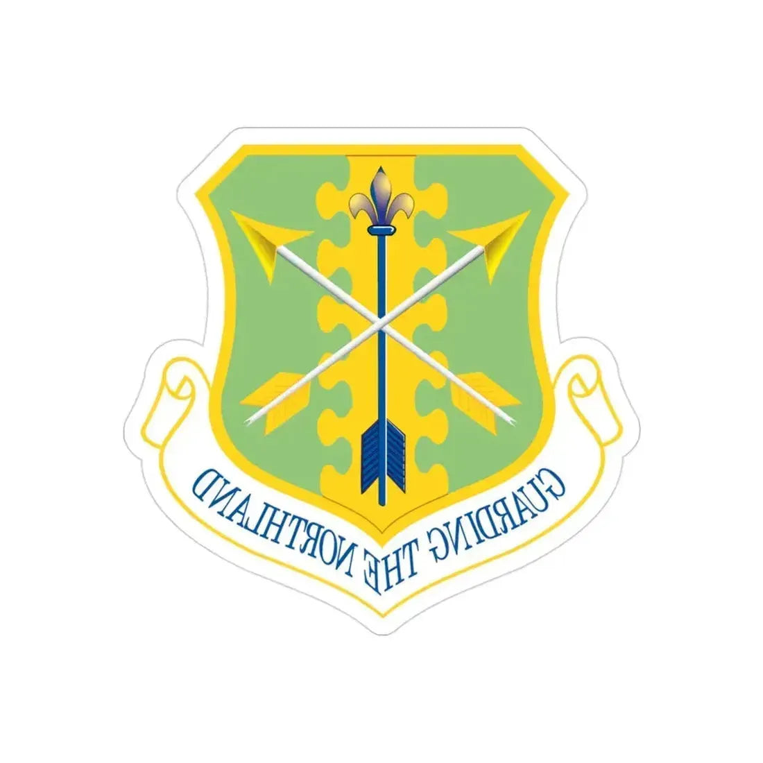 119th Wing (U.S. Air Force) REVERSE PRINT Transparent Die-Cut STICKER - The Sticker Space