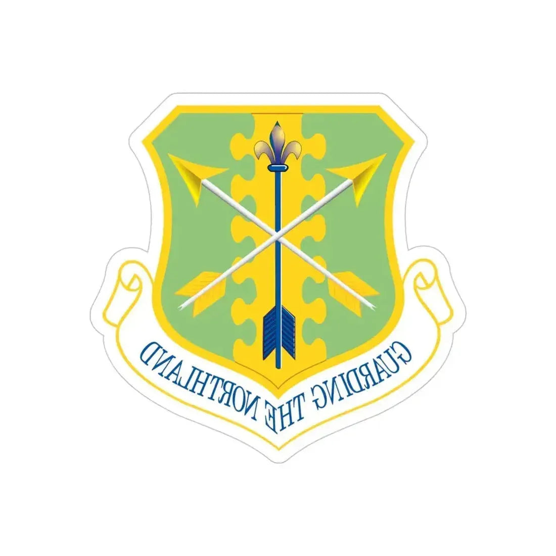 119th Wing (U.S. Air Force) REVERSE PRINT Transparent Die-Cut STICKER - The Sticker Space