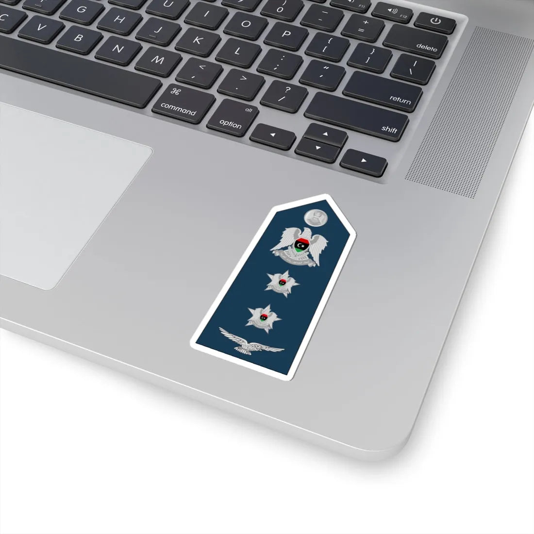 11.Libyan Air Force COL (Libya) (Military Rank) STICKER Vinyl Kiss-Cut Decal - The Sticker Space