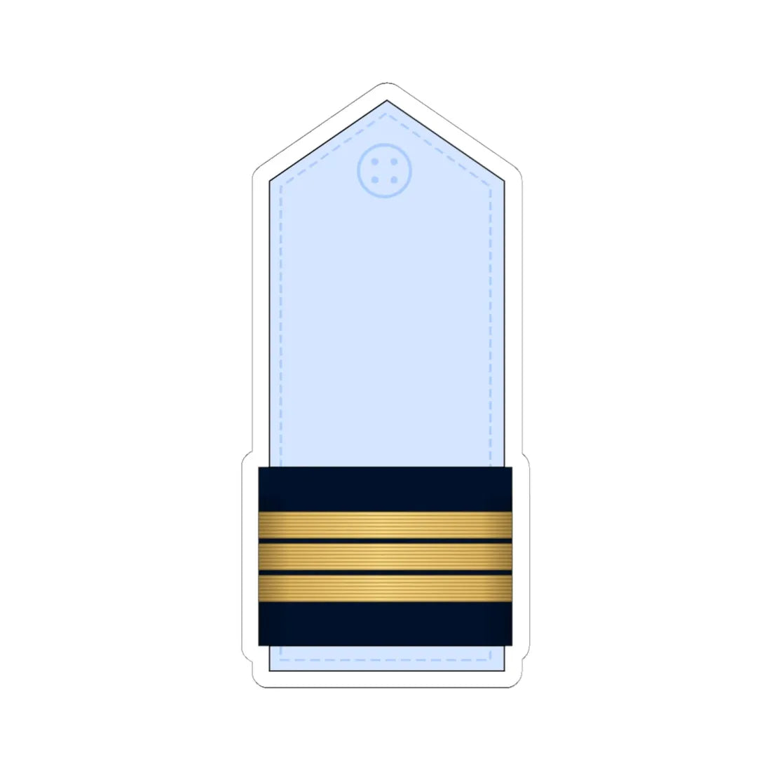 11.Moroccan Air Force CPT (Morocco) (Military Rank) STICKER Vinyl Kiss-Cut Decal 6 Inch White - The Sticker Space