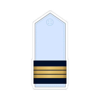 11.Moroccan Air Force CPT (Morocco) (Military Rank) STICKER Vinyl Kiss-Cut Decal 6 Inch White - The Sticker Space