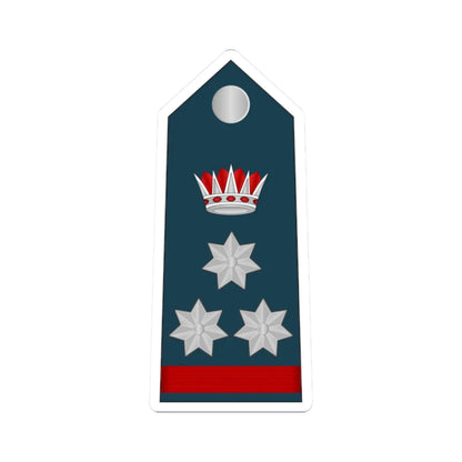 11.RBAF BG (Bahrain) (Military Rank) STICKER Vinyl Kiss-Cut Decal 2 Inch White - The Sticker Space