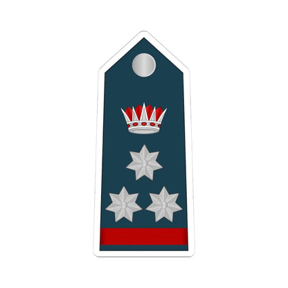 11.RBAF BG (Bahrain) (Military Rank) STICKER Vinyl Kiss-Cut Decal 4 Inch White - The Sticker Space