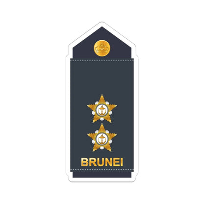 11.RBrAF 1LT (Brunei) (Military Rank) STICKER Vinyl Kiss-Cut Decal 6 Inch White - The Sticker Space