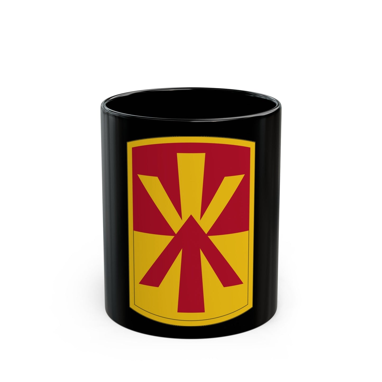 11th Air Defense Artillery Brigade (U.S. Army) Black Coffee Mug-11oz-The Sticker Space