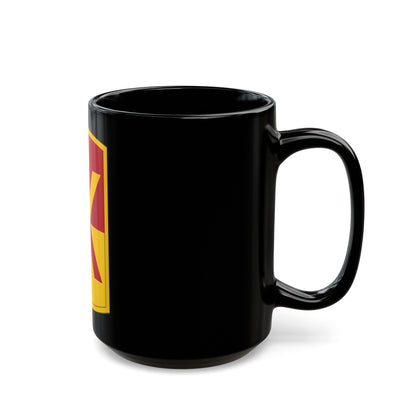 11th Air Defense Artillery Brigade (U.S. Army) Black Coffee Mug-The Sticker Space