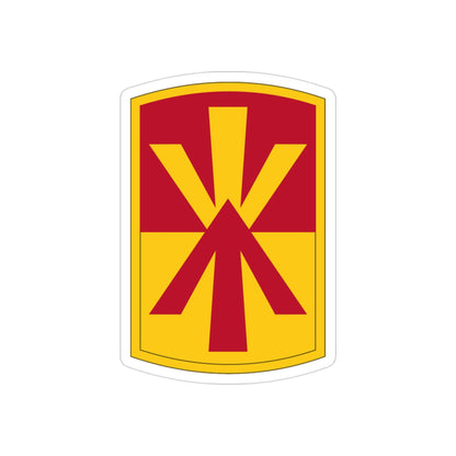 11th Air Defense Artillery Brigade (U.S. Army) REVERSE PRINT Transparent STICKER-3 Inch-The Sticker Space