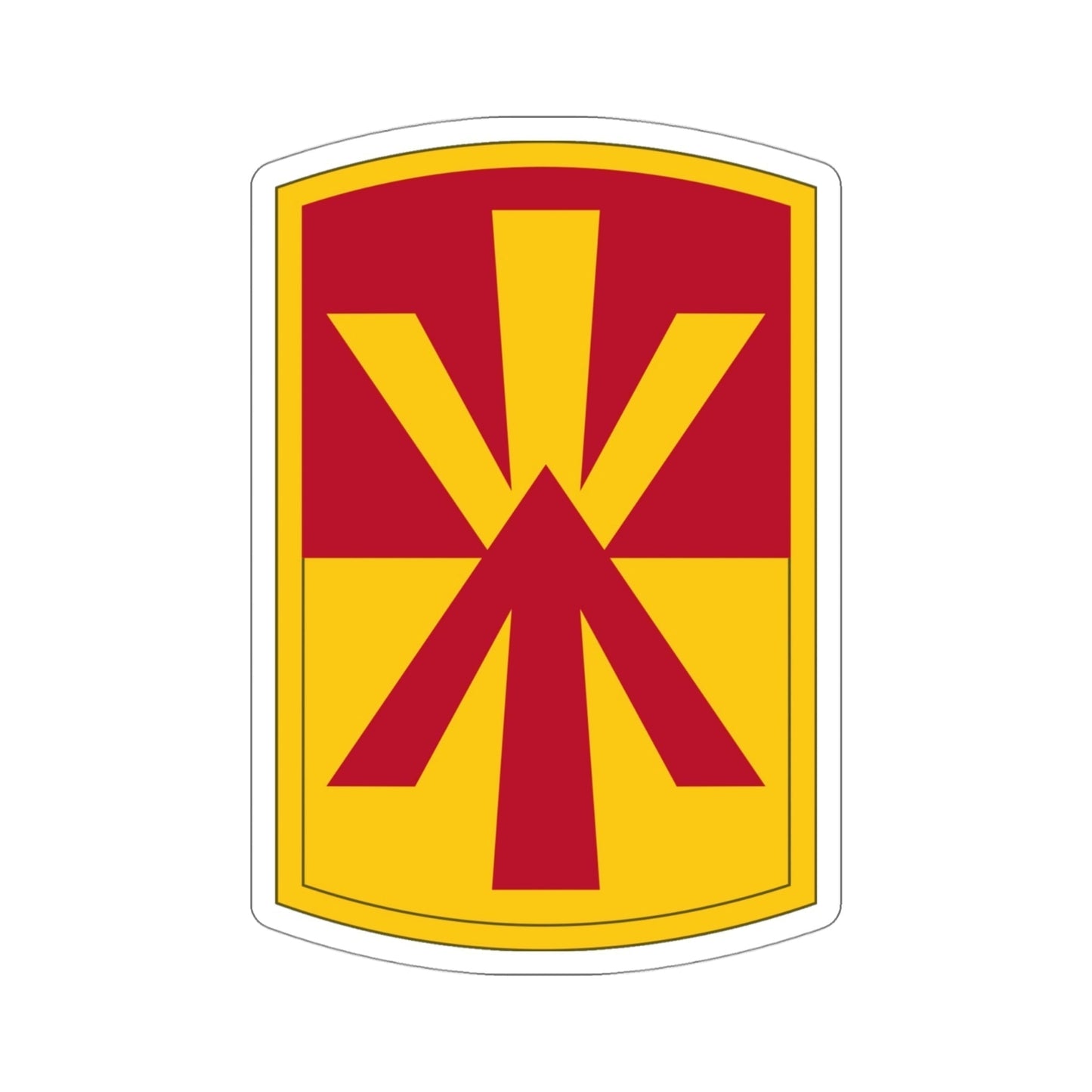 11th Air Defense Artillery Brigade (U.S. Army) STICKER Vinyl Die-Cut Decal-4 Inch-The Sticker Space