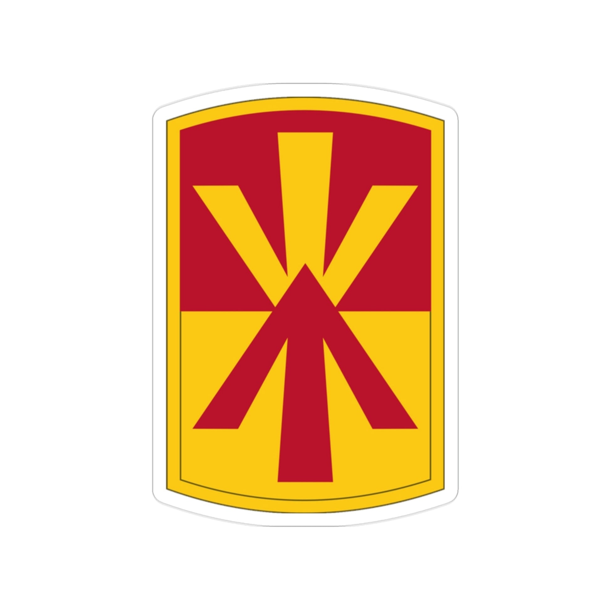 11th Air Defense Artillery Brigade (U.S. Army) Transparent STICKER Die-Cut Vinyl Decal-2 Inch-The Sticker Space