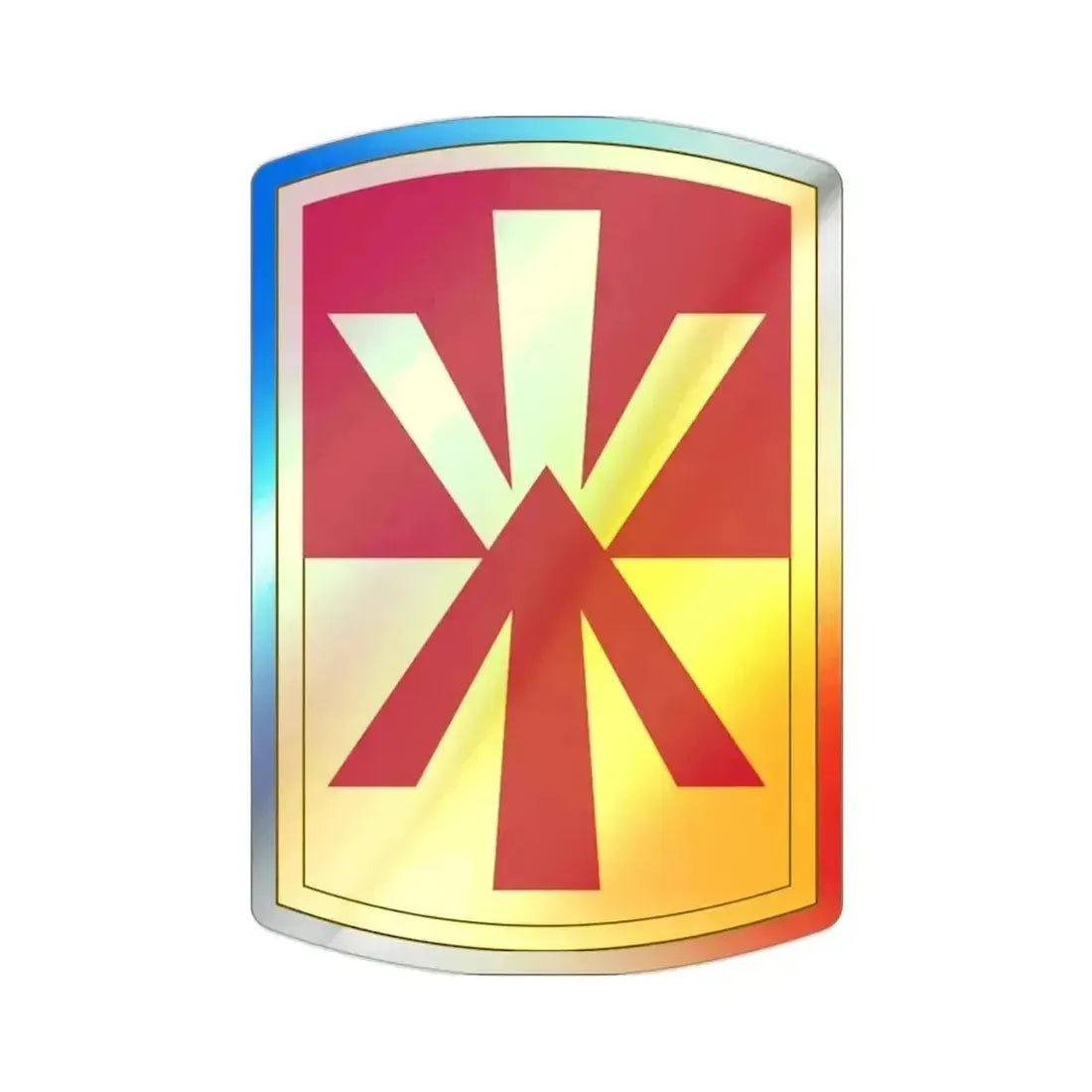 11th Air Defense Artillery Brigade (U.S. Army) Holographic STICKER Die-Cut Vinyl Decal 2 Inch Holographic - The Sticker Space