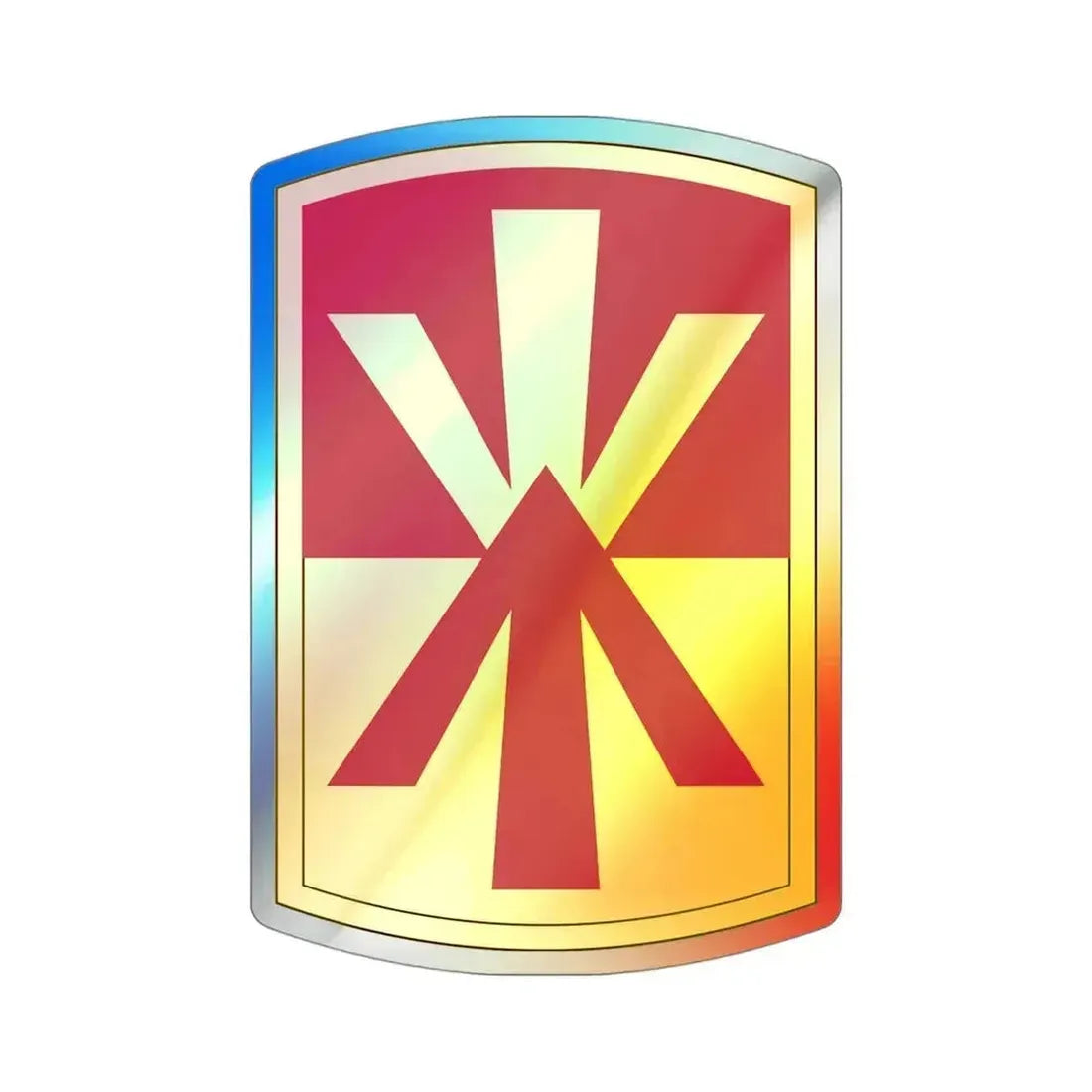 11th Air Defense Artillery Brigade (U.S. Army) Holographic STICKER Die-Cut Vinyl Decal 4 Inch Holographic - The Sticker Space
