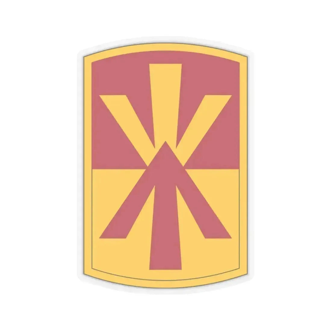 11th Air Defense Artillery Brigade (U.S. Army) STICKER Vinyl Kiss-Cut Decal 3 Inch Transparent - The Sticker Space