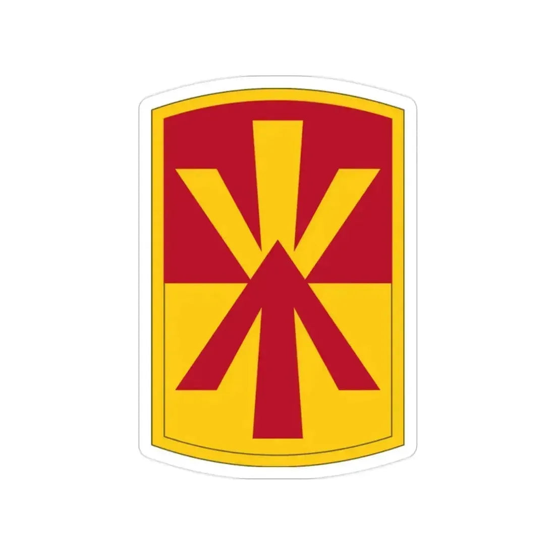 11th Air Defense Artillery Brigade (U.S. Army) Transparent STICKER Die-Cut Vinyl Decal 2 Inch - The Sticker Space