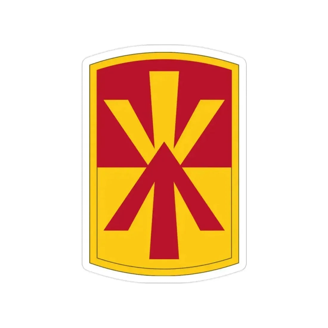 11th Air Defense Artillery Brigade (U.S. Army) Transparent STICKER Die-Cut Vinyl Decal 2 Inch - The Sticker Space