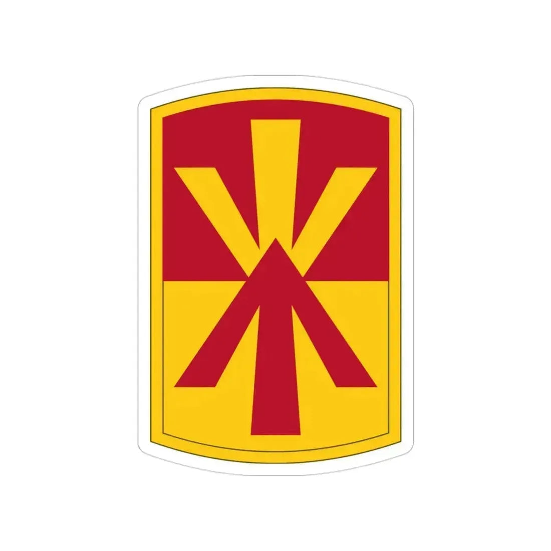 11th Air Defense Artillery Brigade (U.S. Army) Transparent STICKER Die-Cut Vinyl Decal 3 Inch - The Sticker Space