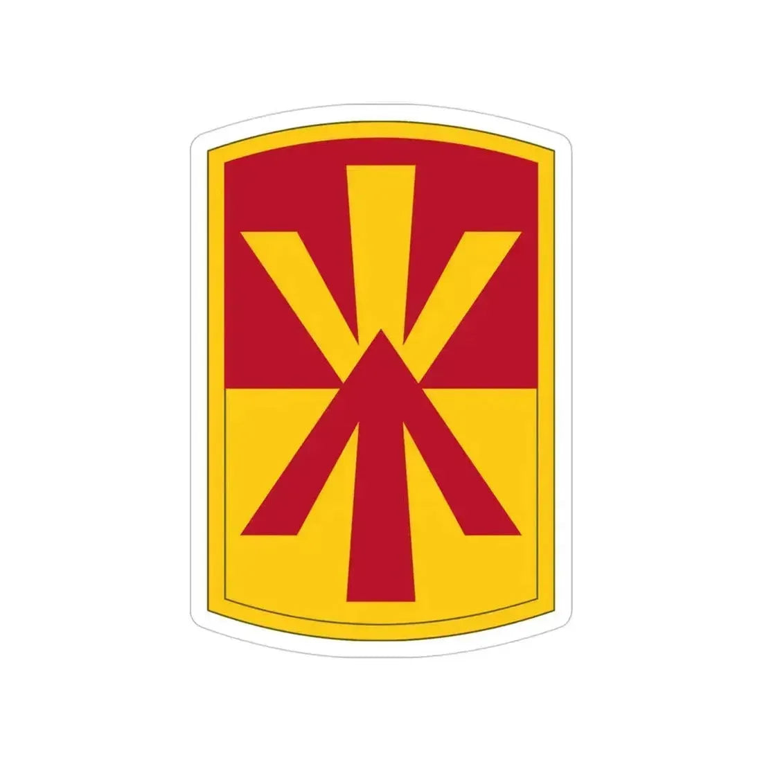 11th Air Defense Artillery Brigade (U.S. Army) Transparent STICKER Die-Cut Vinyl Decal 4 Inch - The Sticker Space